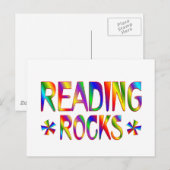 Rocks lezen briefkaart (Voorkant / Achterkant)