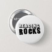 Rocks lezen ronde button 5,7 cm (Voorkant /achterkant)