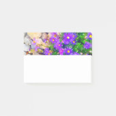 Rocks met bloemen Waterverf Fotonotities Post-it® Notes (Voorkant)