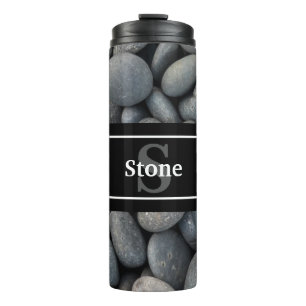 Rocks met naam en monogram thermosbeker