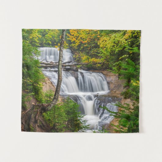 Rocks National Lakeshore, Sable Falls Wandkleed (Voorkant (horizontaal))