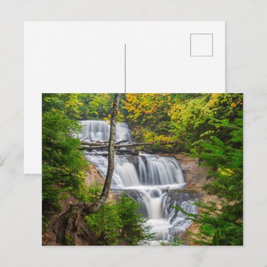 Rocks National Lakeshore, Sable Herfsten Briefkaart (Voorkant / Achterkant)