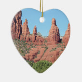 Rocks near Sedona, Arizona, Verenigde Staten 2 Keramisch Ornament (Rechts)