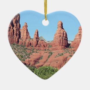 Rocks near Sedona, Arizona, Verenigde Staten 2 Keramisch Ornament