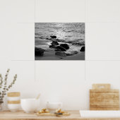 Rocks on Beach Photo 88 Poster (Keuken)