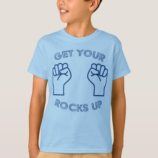 Rocks op! (3) t-shirt (Voorkant)