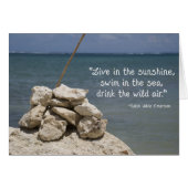 Rocks op de strand (Voorkant Horizontaal)