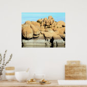 Rocks op het meer van Watson Poster (Keuken)