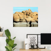 Rocks op het meer van Watson Poster (Thuiskantoor)