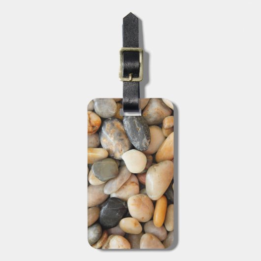 Rocks, Pebbles en Stenen Bagagelabel (Voorkant verticaal)