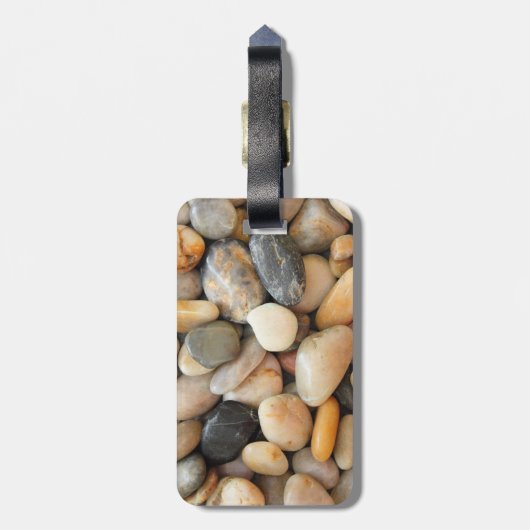 Rocks, Pebbles en Stenen Bagagelabel (Achterkant verticaal)