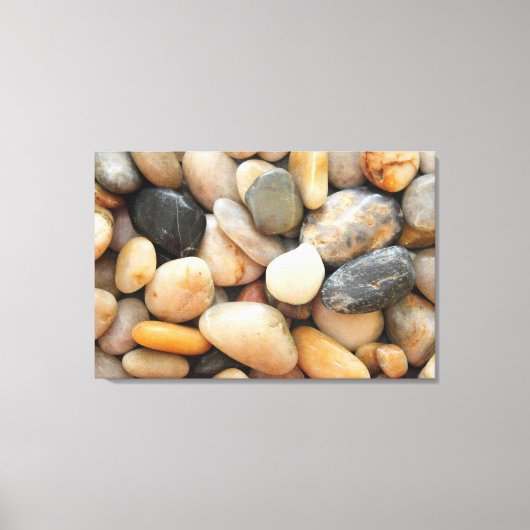 Rocks, Pebbles en Stenen Canvas Afdruk (Voorkant)