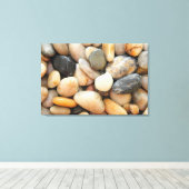 Rocks, Pebbles en Stenen Canvas Afdruk (Insitu (Houten vloer))