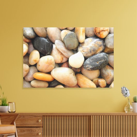 Rocks, Pebbles en Stenen Canvas Afdruk (Insitu (Woonkamer))