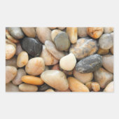 Rocks, Pebbles en Stenen Rechthoekige Sticker (Voorkant)