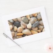 Rocks, Pebbles en Stenen Rechthoekige Sticker (Envelop)