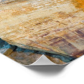 Rocks, Pictured Rocks Nat'l Lakeshore, Michigan Poster (Hoek)