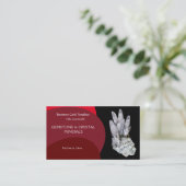 Rocks Quartz Crystals Visitekaartje (Staand voorkant)