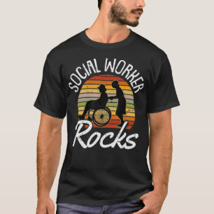 Rocks Retro voor maatschappelijk werkers met lice T-shirt