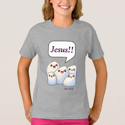 Rocks roepen zijn naam t-shirt (Voorkant)