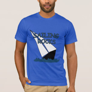 Rocks Sailboat Funny T-shirt