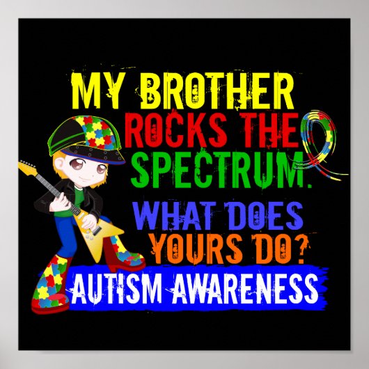 Rocks Spectrum Autism Poster (Voorkant)