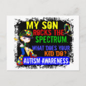 Rocks Spectrum Autism Son Briefkaart (Voorkant)