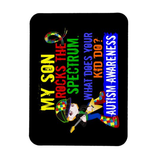Rocks Spectrum Autisme Son Magneet (Verticaal)