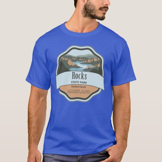 Rocks State Park Harford County T-shirt (Voorkant)