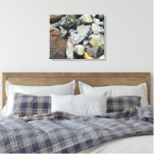 Rocks Stretched 20-inch x16-inch canvas afdrukken (Insitu (Slaapkamer))