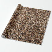 Rocks Texture Wrapping Paper Cadeaupapier (Uitgerold)