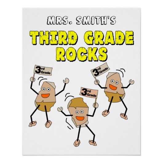 Rocks van de derde graad perfect poster (Voorkant)