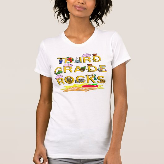 Rocks van de derde graad t-shirt (Voorkant)
