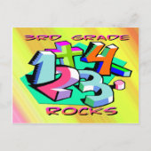 Rocks van de derde klasse - Nummers Briefkaart (Voorkant)