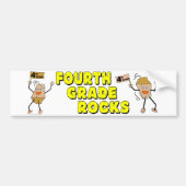 Rocks vierde graad bumpersticker (Voorkant)