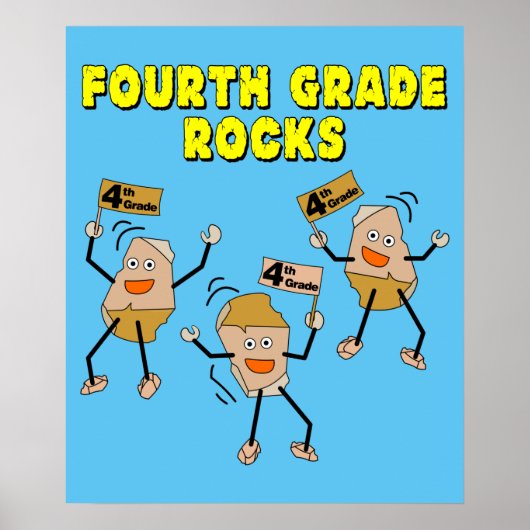 Rocks vierde graad poster (Voorkant)