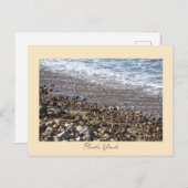 Rocks Waves Rhode Island Postcard Briefkaart (Voorkant / Achterkant)