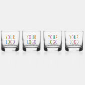 Rocks Whiskey Lowball Glasses Set van 4 aangepaste Whisky Glas (Voorkant)