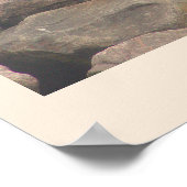 Rocks with Birds Ocean Waterscape Poster (Hoek)