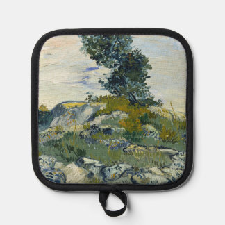 Rocks with Oak Tree, Van Gogh Oil Painting Pannenlap