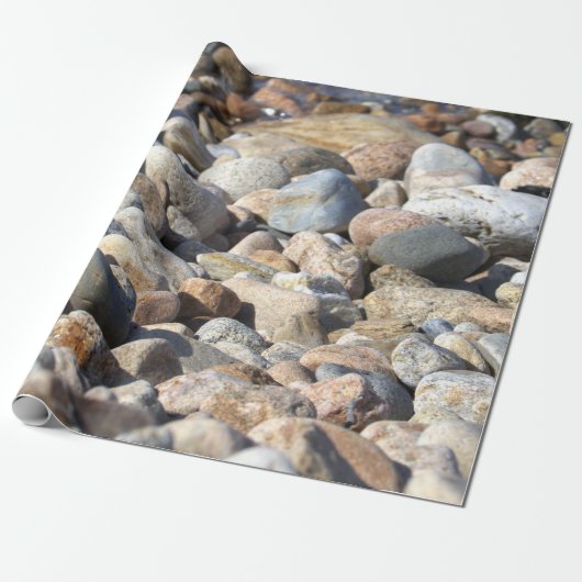 Rocks Wrapping Paper Cadeaupapier (Uitgerold)