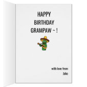 Rockstar 40e verjaardag mannen gitaar funky grappi (Binnen (Rechts))