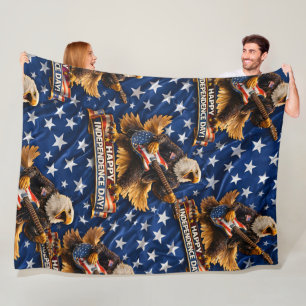 Rockstar American Eagle, prettig Onafhankelijkheid Fleece Deken