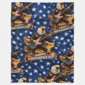Rockstar American Eagle, prettig Onafhankelijkheid Fleece Deken (Voorkant)