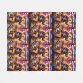 Rockstar American Eagle prettig Onafhankelijkheids Fleece Deken (Voorkant (Horizontaal))