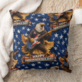 Rockstar American Eagle vrolijke Onafhankelijkheid Kussen (Deken)