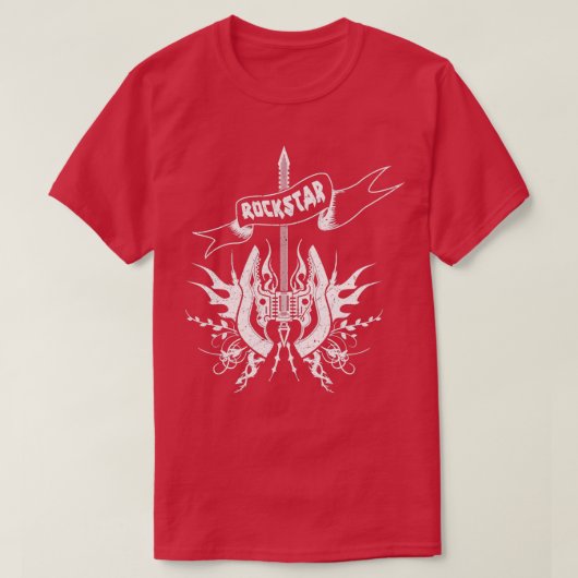 Rockstar Ax Guitar01 1 T-shirt (Design voorkant)