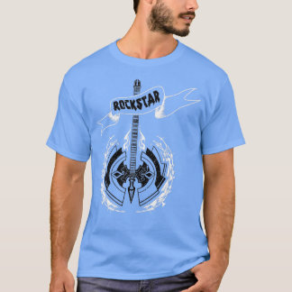 Rockstar Ax Guitar03 2 T-shirt