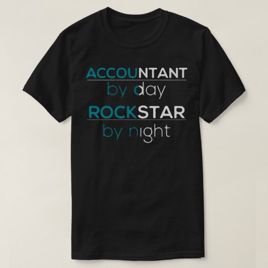 Rockstar bij nacht t-shirt (Design voorkant)
