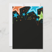 Rockstar Blue Oranje gitaar Kaart (Achterkant)